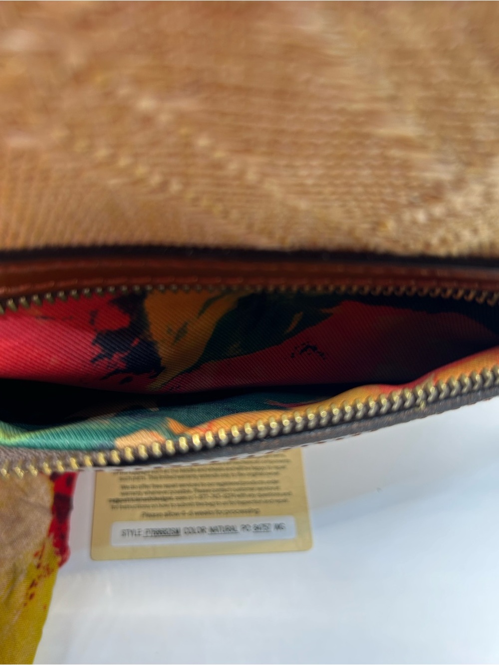 Patricia Nash Marconia Woven Tote with Floral Scarf - Picture 6 of 11